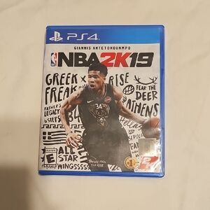 NBA 2K19 PS4 Game - Blue Case